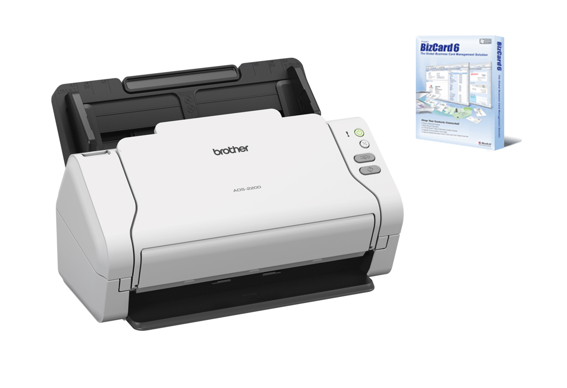 ADS2200 with Newsoft Presto Bizcard software