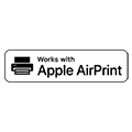 Works with Apple AirPrint RGB