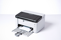 HL-1223WR printer with paper tray pulled out