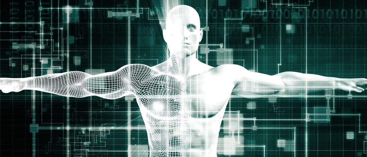 holographic representation of human body to highlight digital analytical advances in healthcare 