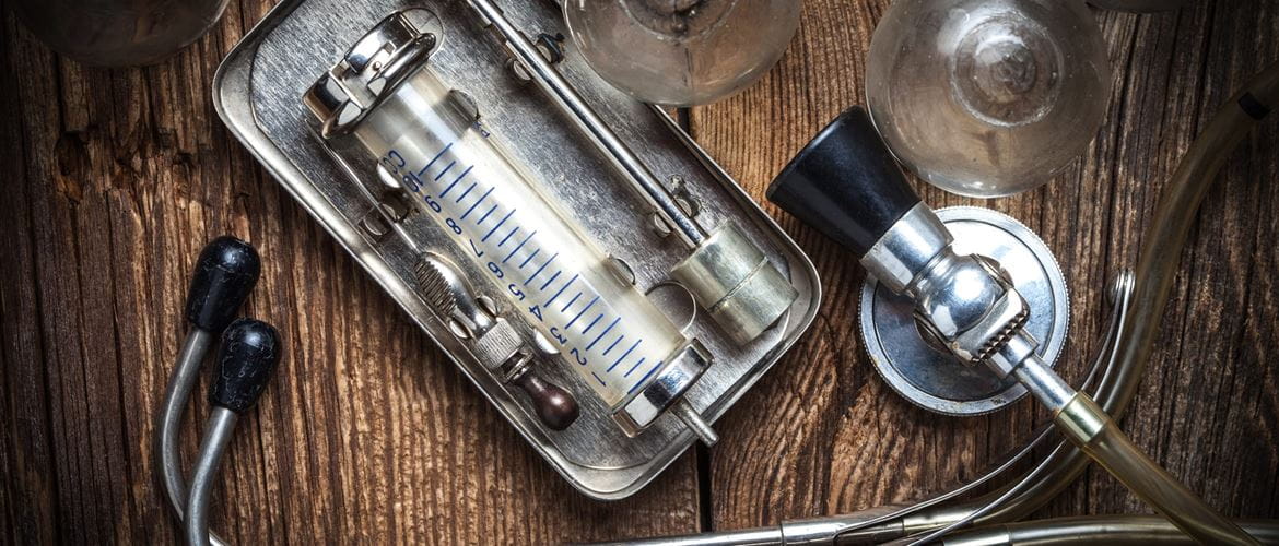 old fashioned medical equipment