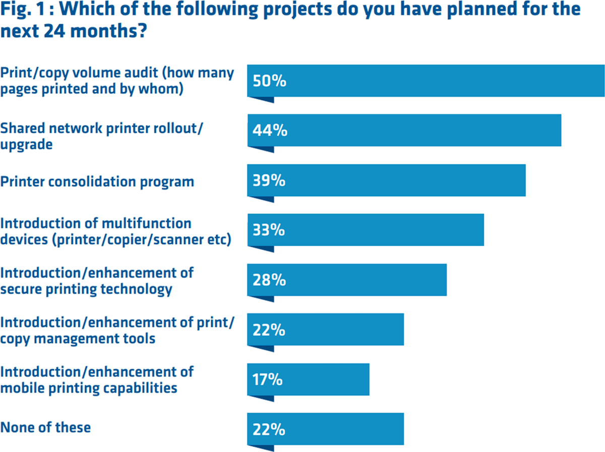 Infographic: Which of the following projects do you have planned for the next 24 months?