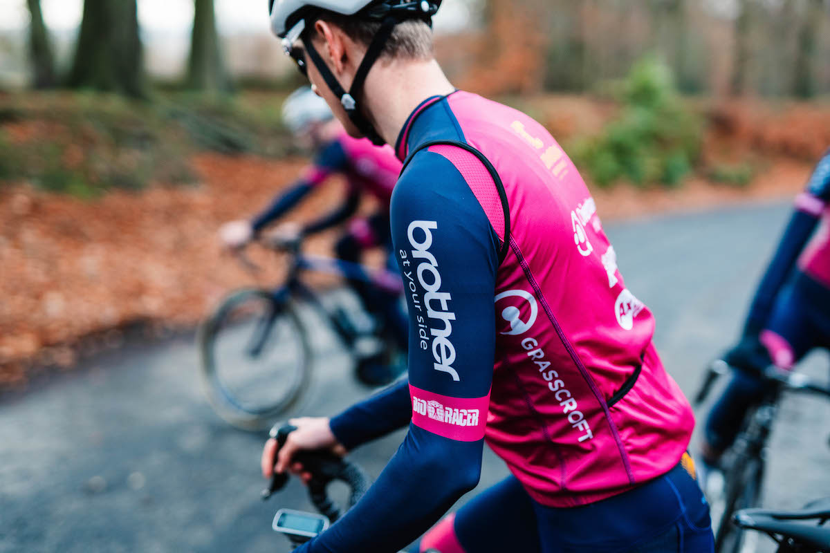 Brother branded cycling jersey