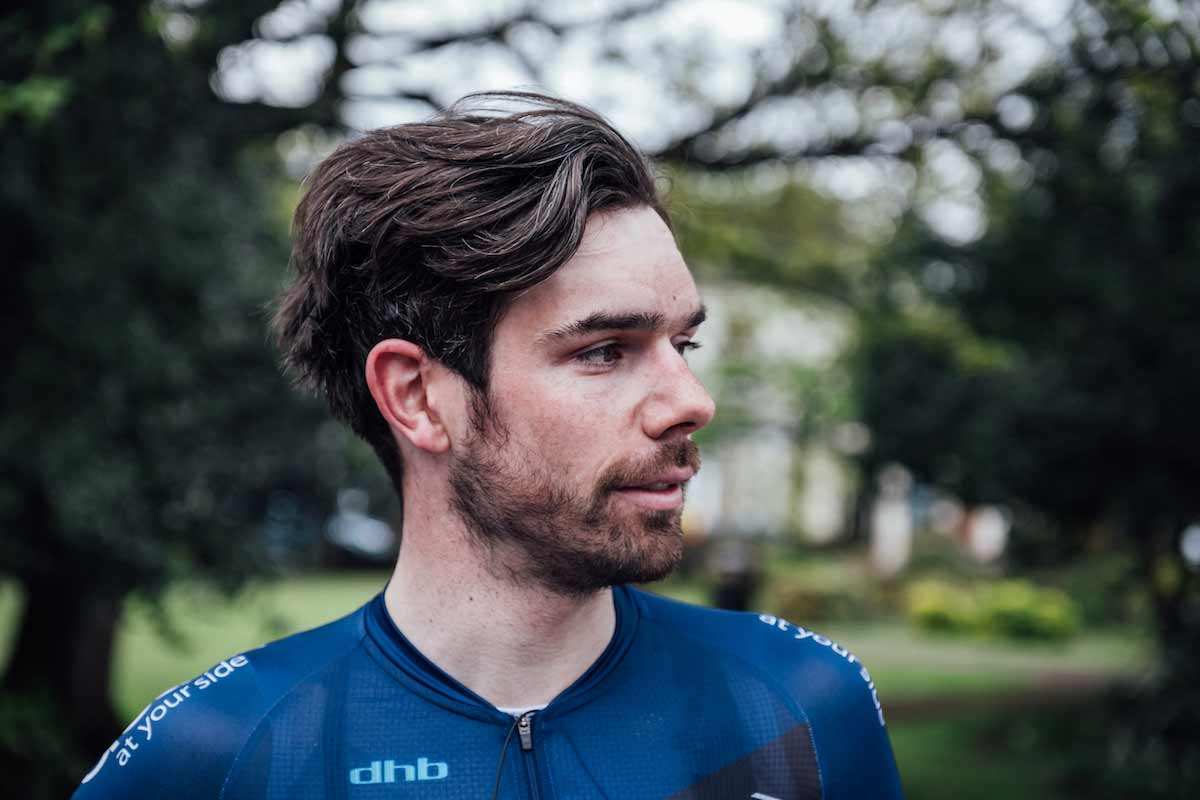 Andy Tennant in his cycling gear