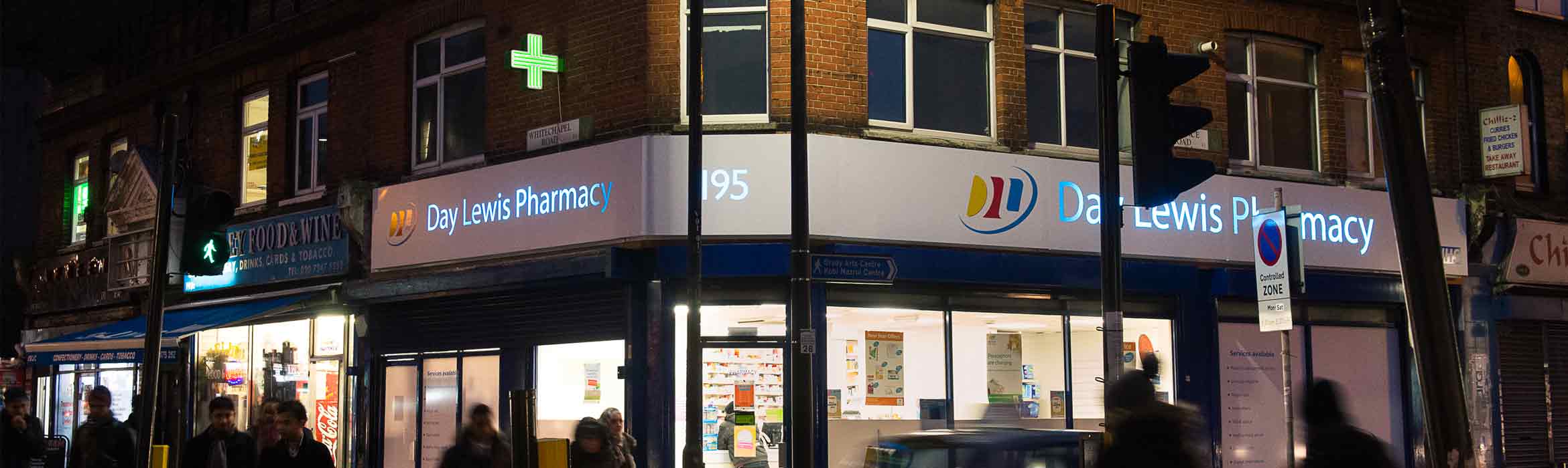 day lewis pharmacy shop front with managed print services