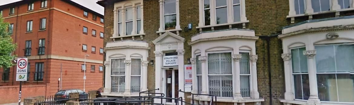 Street view of First 4 Health's Stratford Surgery premises