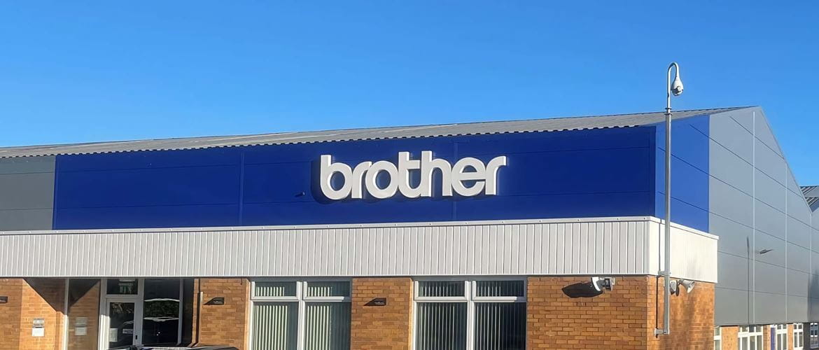 External view of the Brother Industries (U.K.) Ltd factory