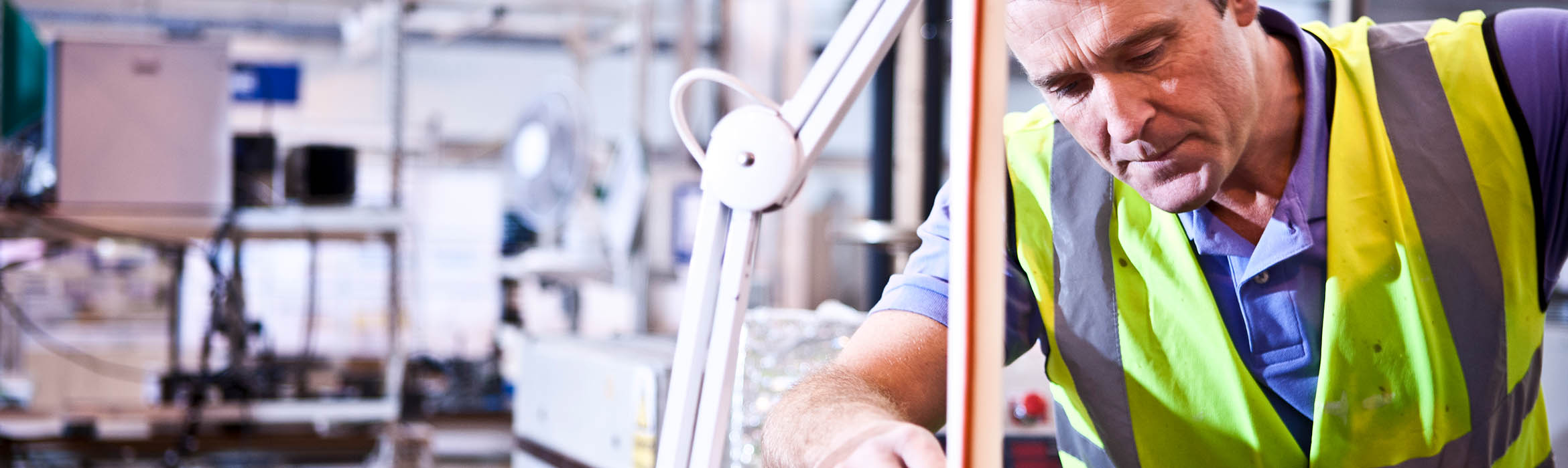 manufacturing labourer at work