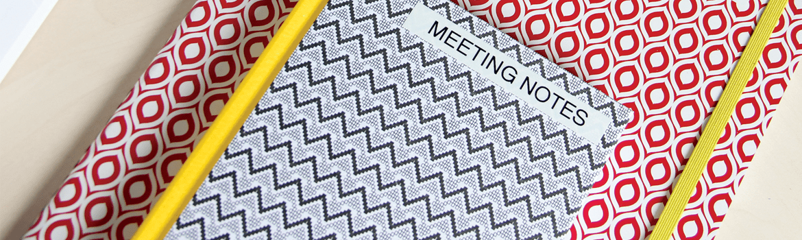 Meeting notes pattern booklet