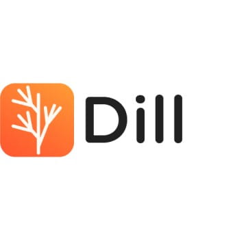 Dill logo with orange branch