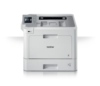 Front view of Brother HL-L9310CDW professional wireless colour printer on white background