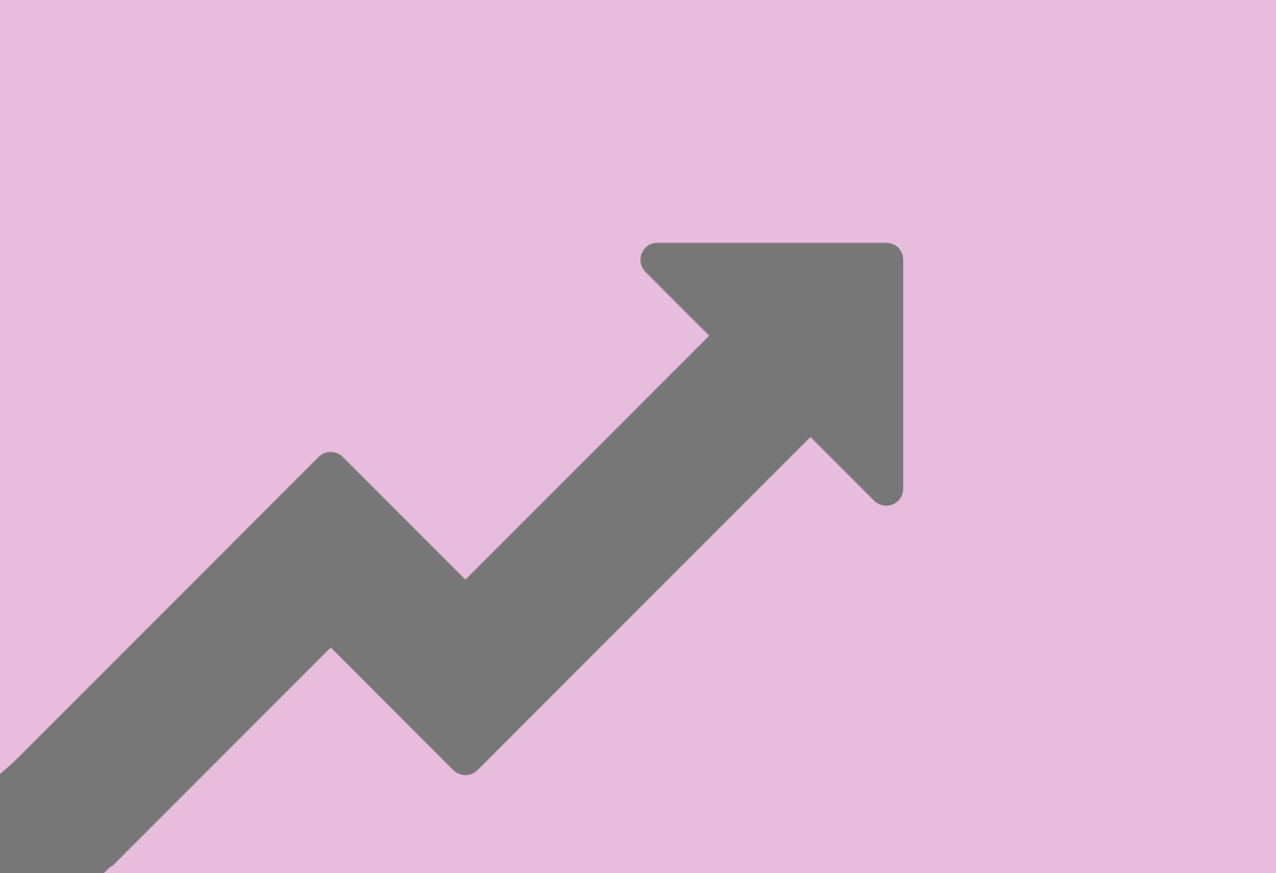 Arrow demonstrating improvements in productivity