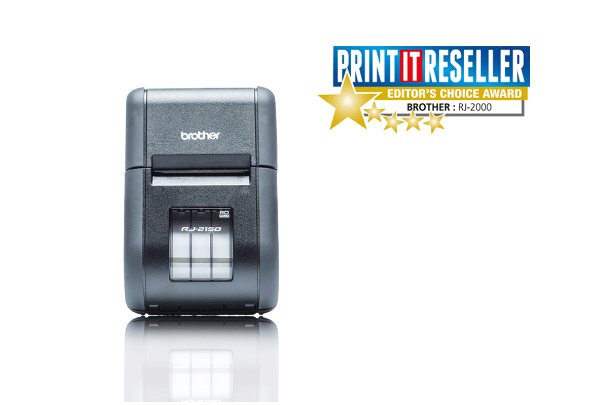 Brother RJ-2000 mobile printer range wins Print IT Reseller Editor's Choice Awards 2017