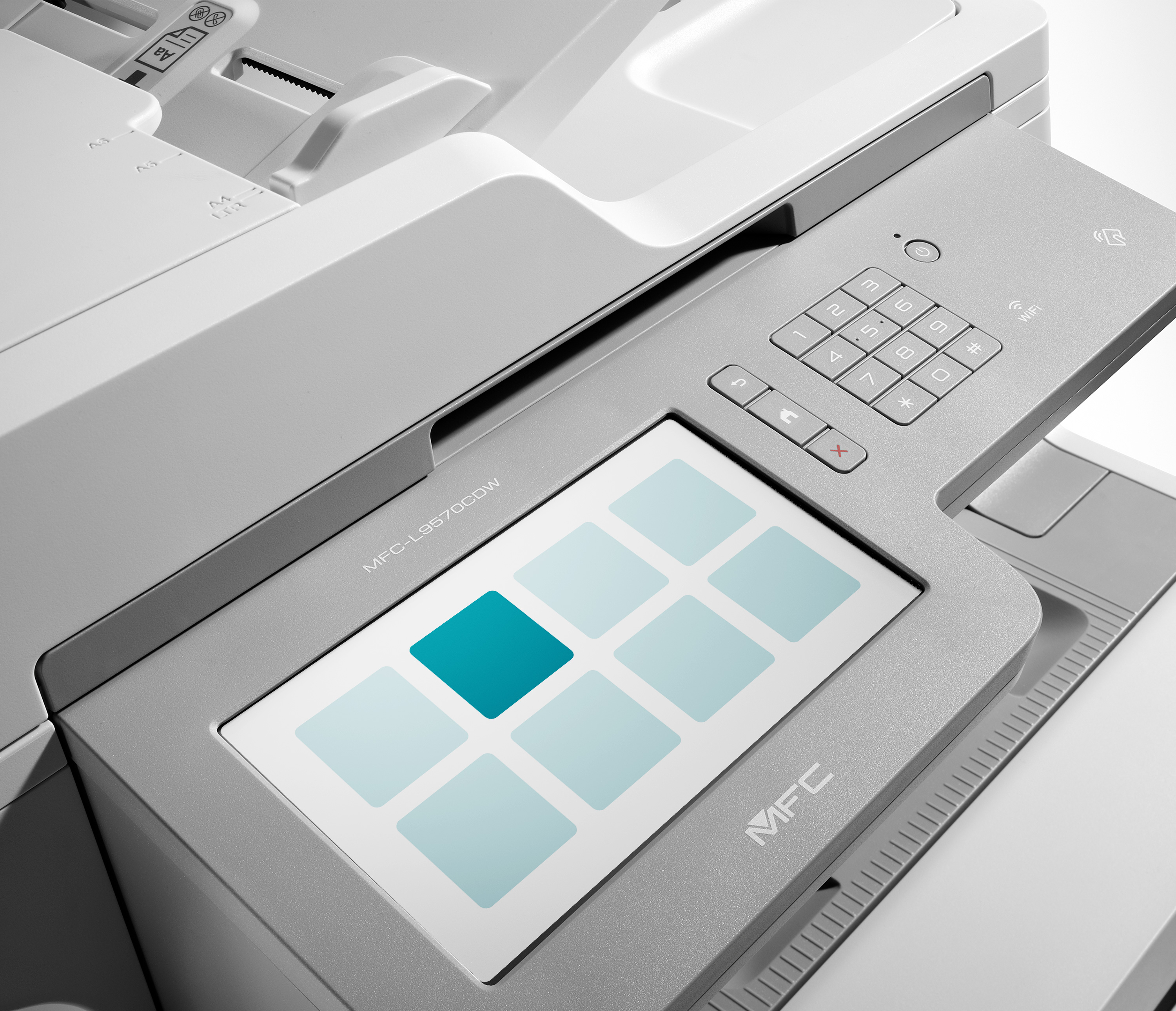 Brother MFC printer with a custom UI 