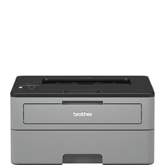 Brother HLL2350DW compact mono laser printer facing front