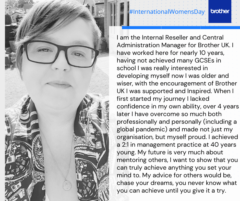 Portrait and bio of Dannii Foster to celebrate international women's day