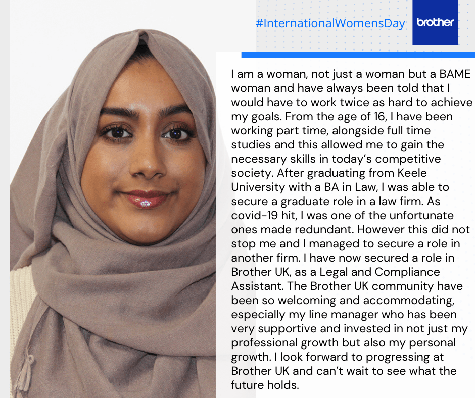 Portrait and bio of Sameera Liton to celebrate international women's day
