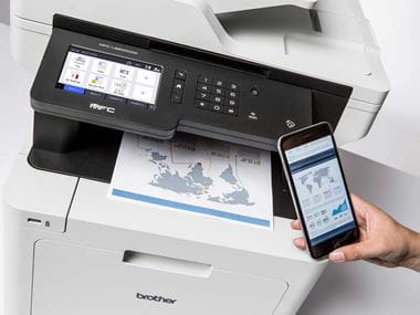 Printing on an MFC-L8900CDW from a smart phone