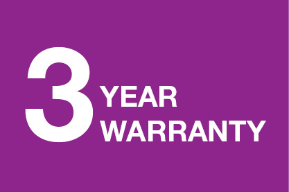 3 year warranty