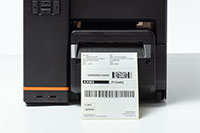 Label print out cut by Brother TJ cutter accessory