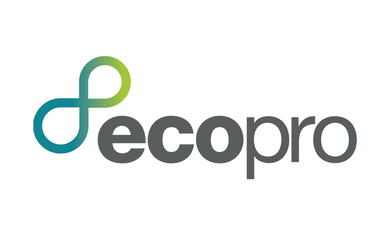 EcoPro logo on a white background