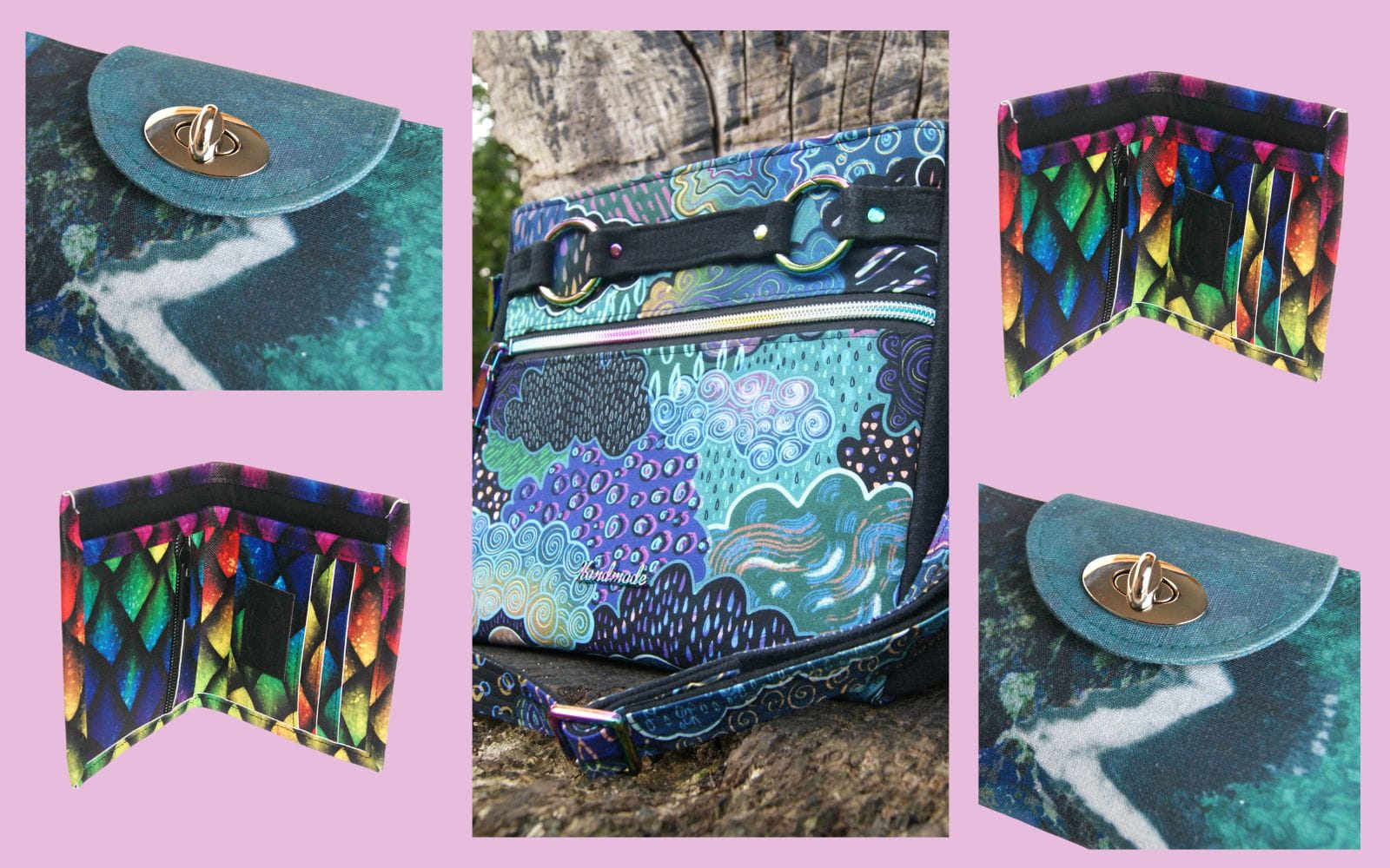 Bags and wallets made by Els-bels Boutique Galway