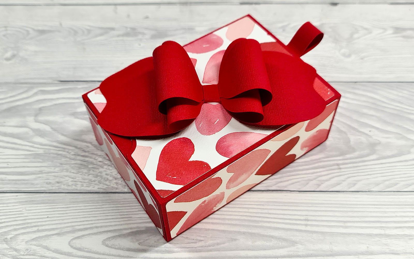 Gentleman Crafter papercraft Valentines matchbox giftbox
