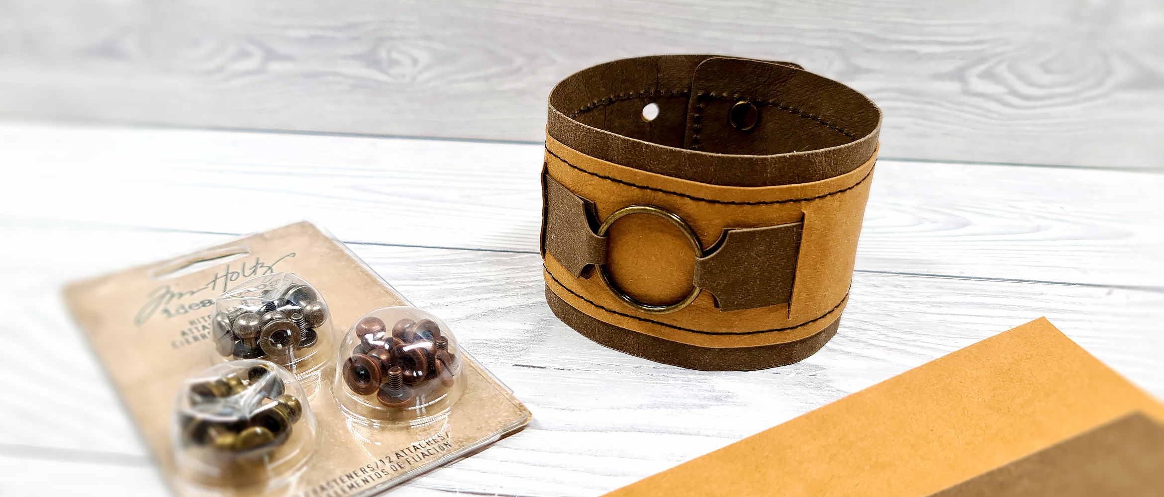 Vegan leather cuff Brother Blog