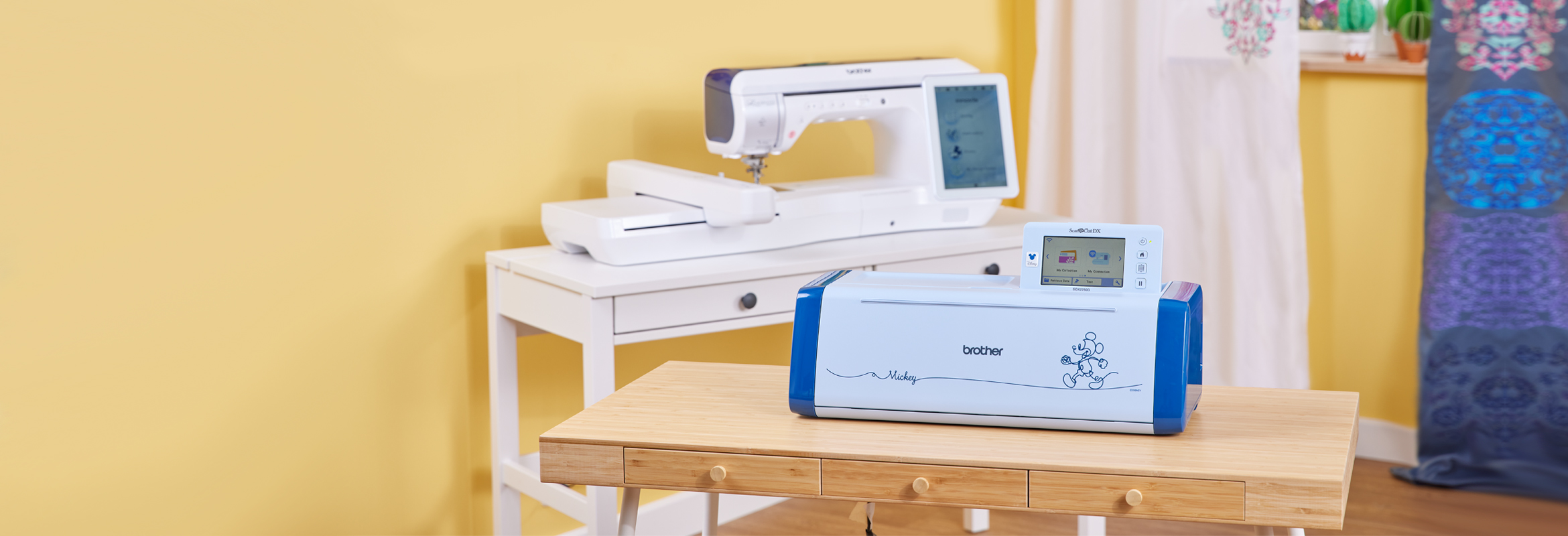 Machine Brother Luminaire et ScanNCut