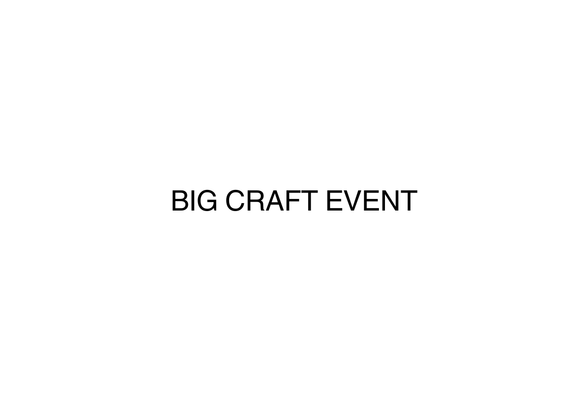 big craft event logo