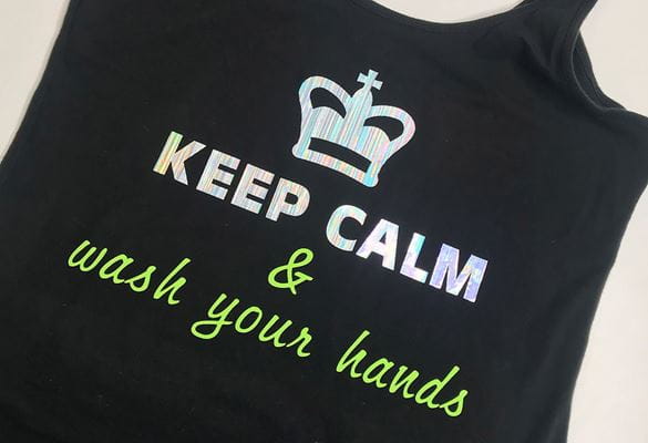 Keep calm and wash your hands tank top