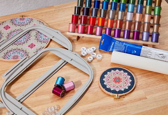 Accessoires voor naai-, borduur-, overlock- en quiltmachines