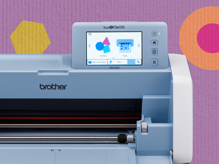ScanNCut SDX1200 on pattern background