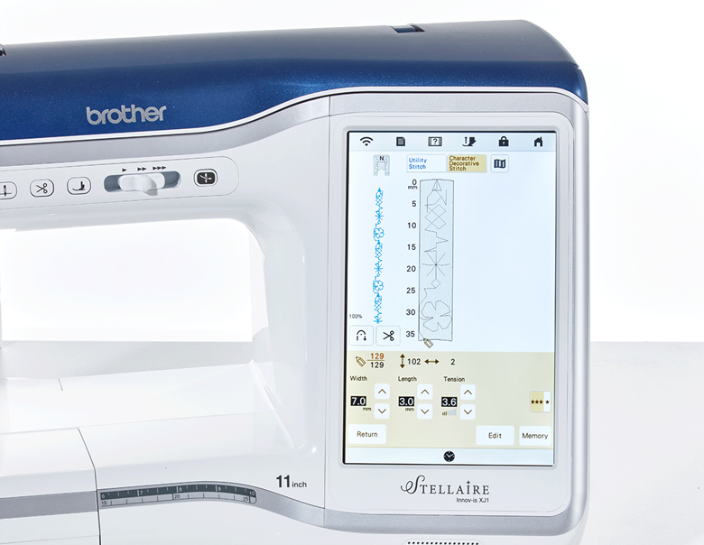 Brother Stellaire Innovis XJ1 Computerized Sewing and Embroidery