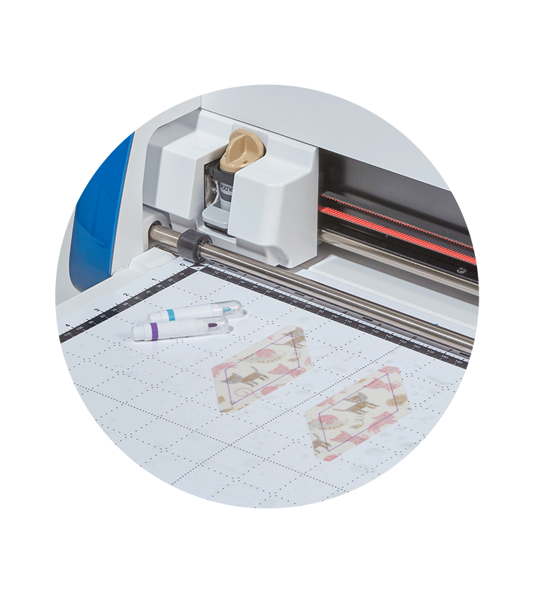 Cut out quilt fabric pieces on ScanNCut SDX2200D 