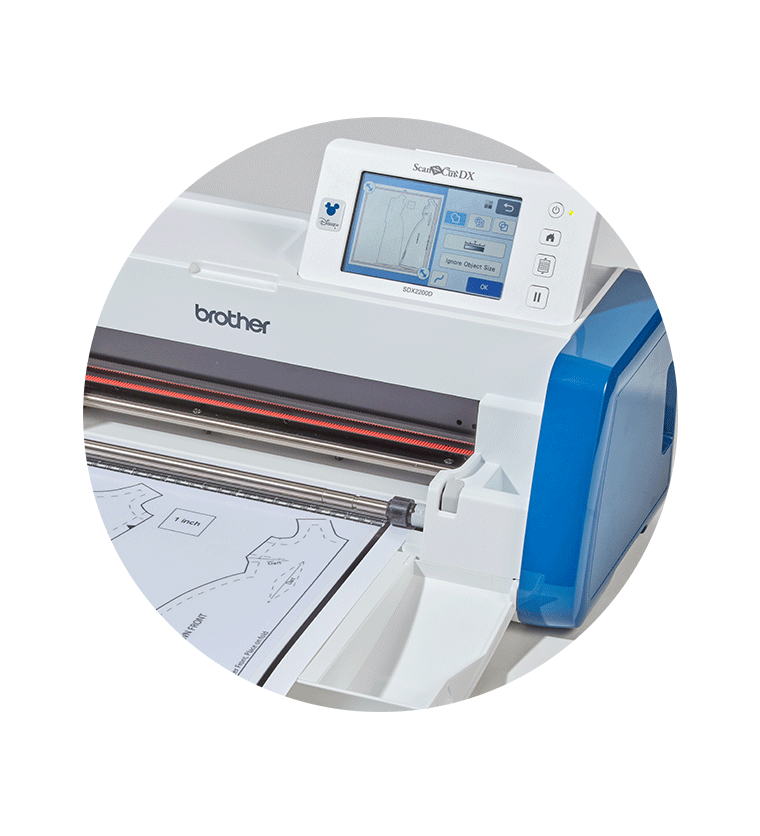 Patronen voor poppenkleertjes ingescand op ScanNCut SDX2200D