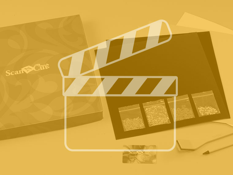 ScanNCut accessories with yellow overlay