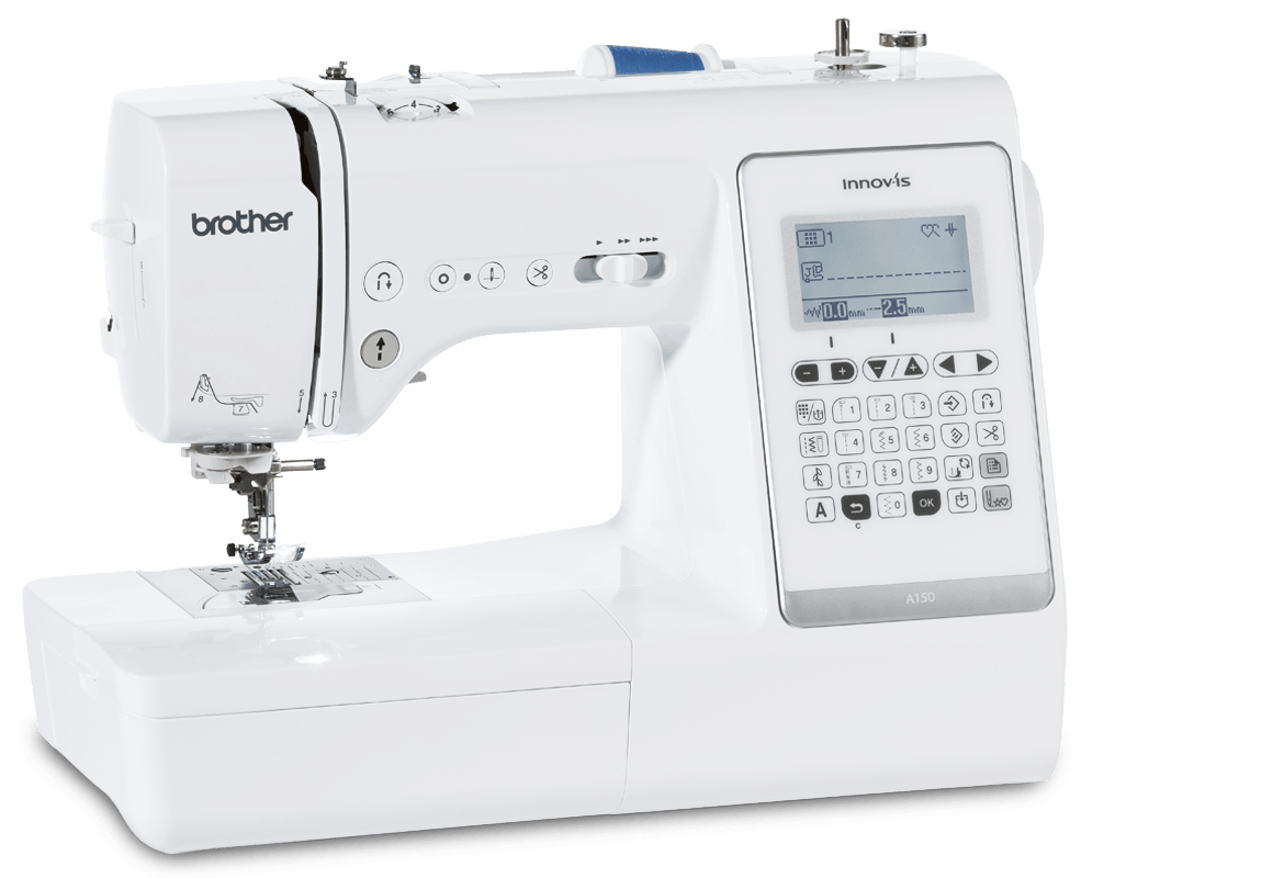 Brother Innov-is A150 naaimachine op witte achtergrond