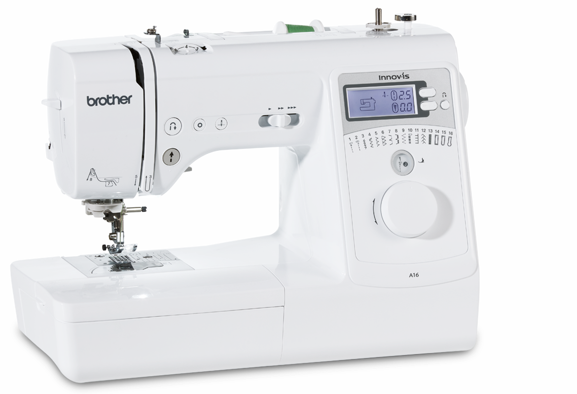 Brother Innov-is A16 Nähmaschine auf weißem Hintergrund