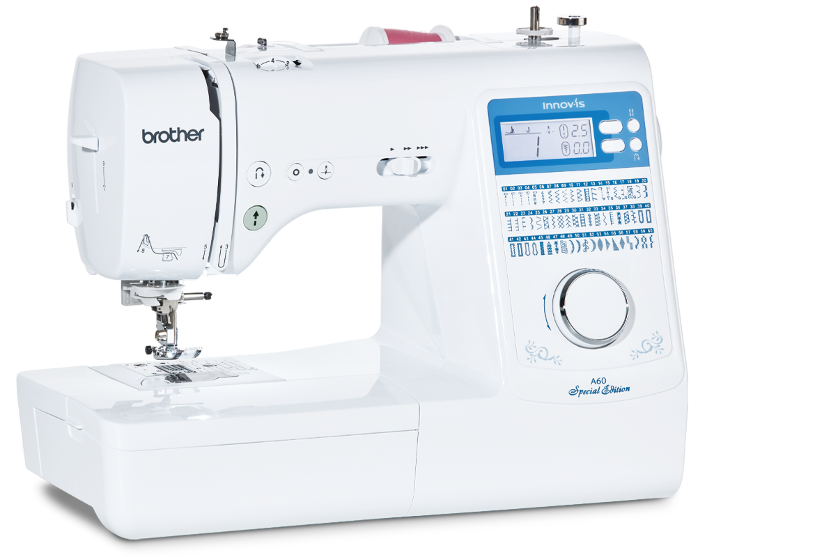 Machine à coudre Brother Innov-is A60SE sur fond blanc