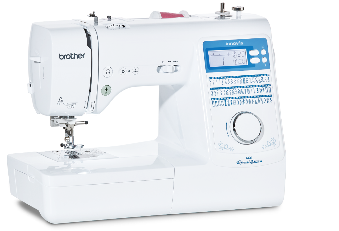 Brother Innov-is A60SE naaimachine op witte achtergrond