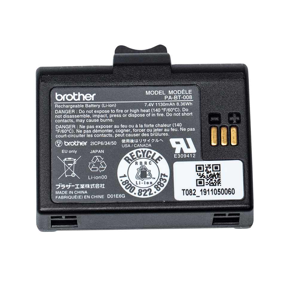 Batería recargable Li-ion PABT008 Brother