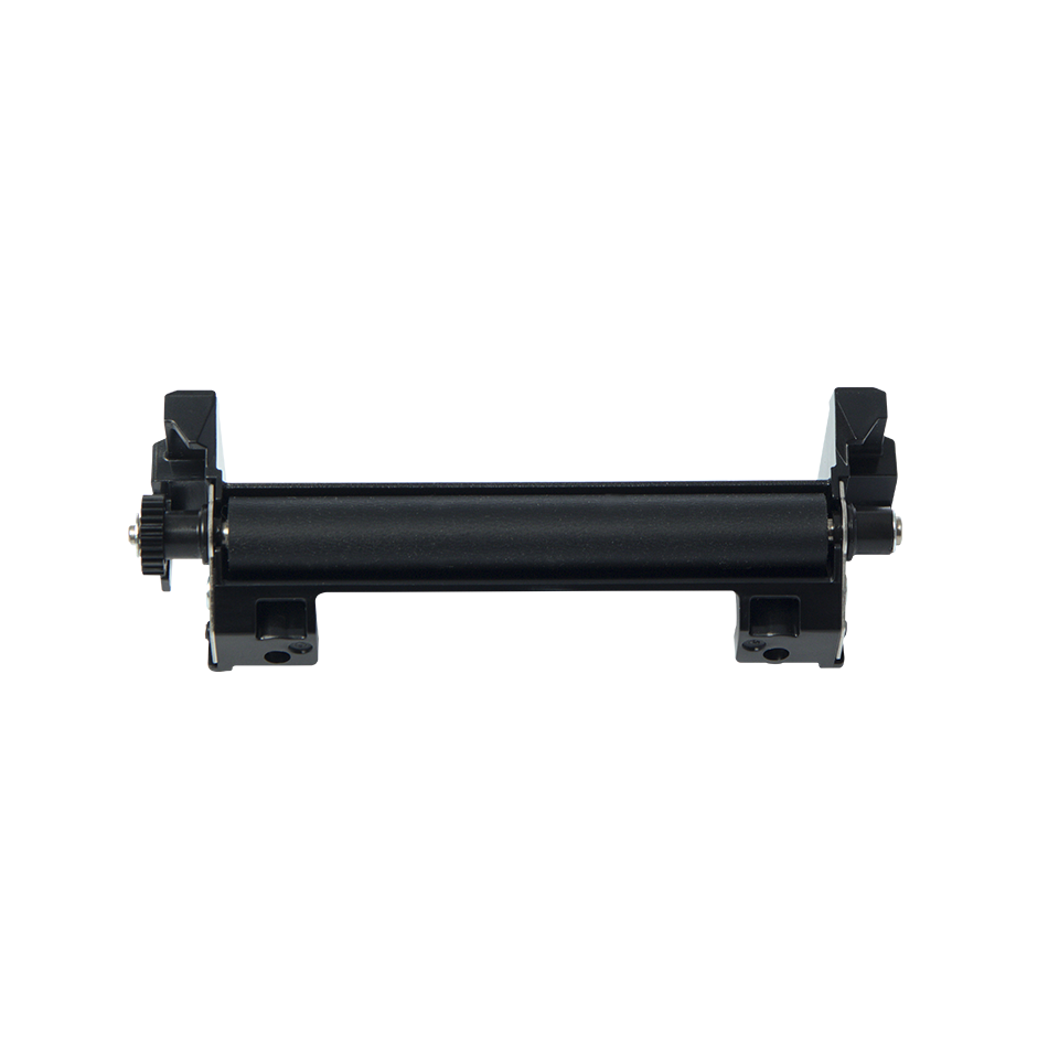 PALPR004 linerless platen roller accessory on transparent background - front angle