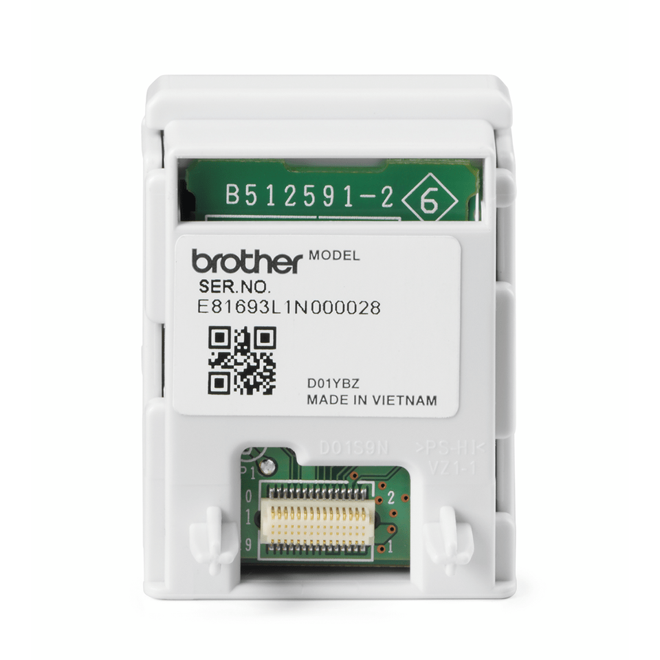 Brother NC-9110W WiFi module facing forward on a white background