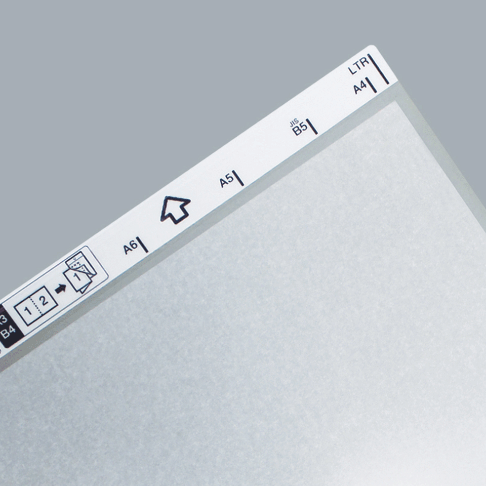 CS-A3401, Feuille de support du scanner