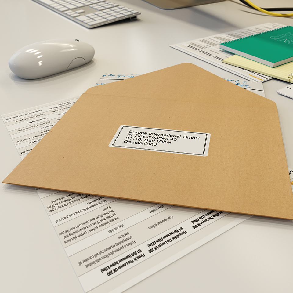 envelope label printer