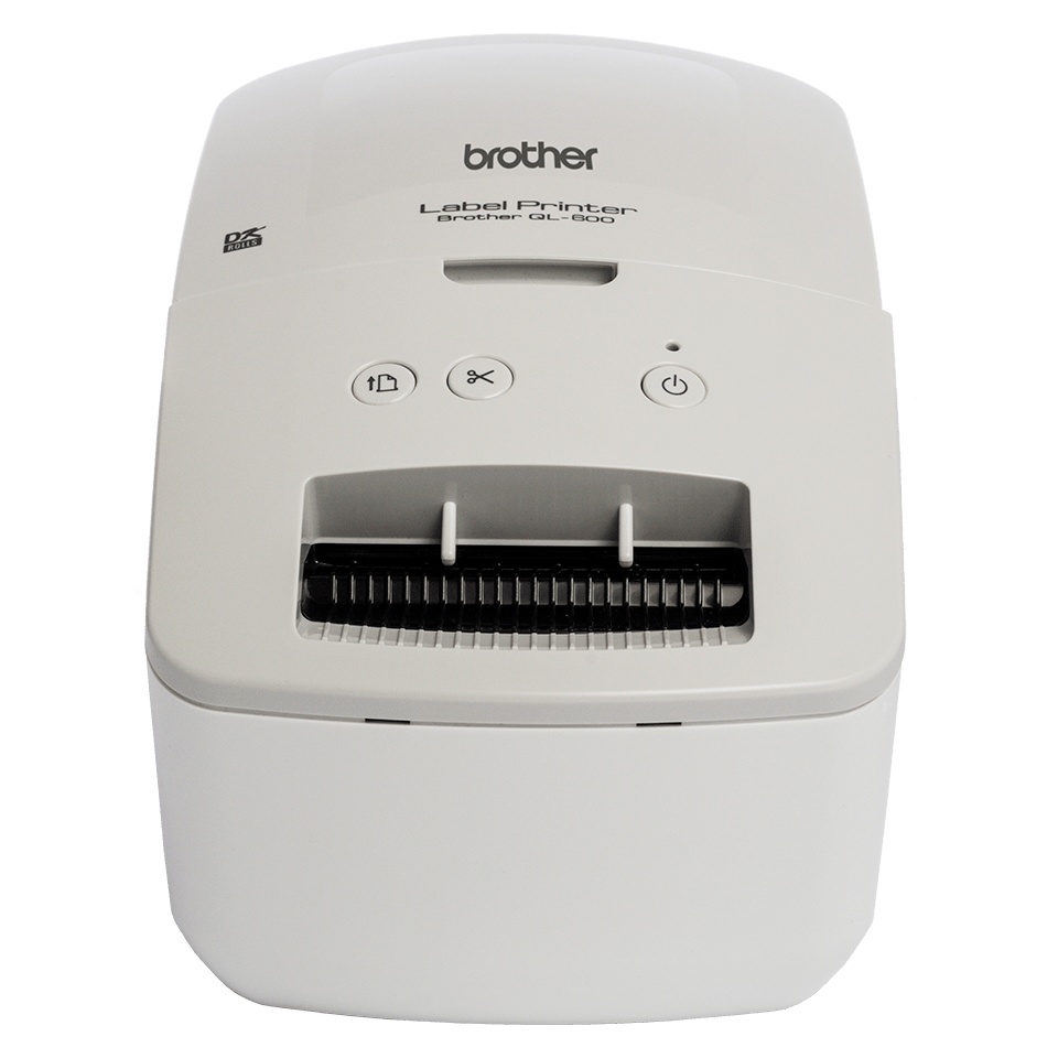 Brother QL-600G address label printer - front angle