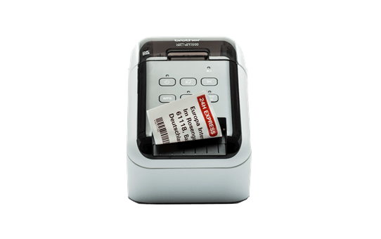 QL-810W | Desktop labelprinter | Etiketten met rode druk