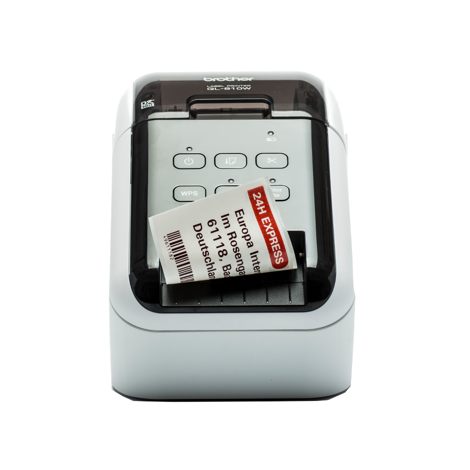 QL-810Wc printing in black and red