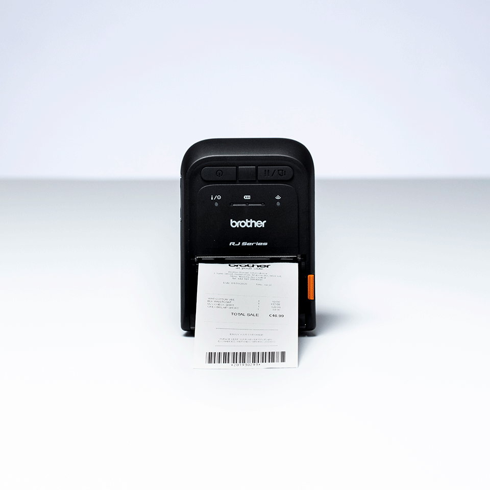 Imprimante mobile de reçus BROTHER RJ-2035B Bluetooth - Noir( RJ